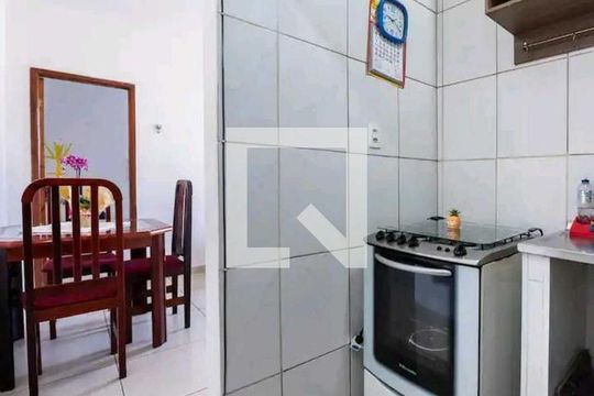Sala de apartamento para alugar com 1 quarto, 36m² em José Menino, Santos