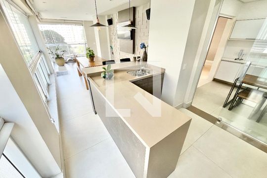 Varanda gourmet de apartamento à venda com 3 quartos, 195m² em Santana, São Paulo