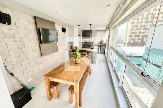 Varanda gourmet de apartamento à venda com 3 quartos, 195m² em Santana, São Paulo