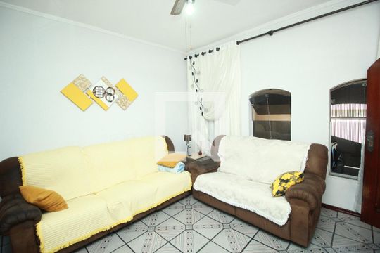 Sala de casa para alugar com 3 quartos, 250m² em Vila Palmares, Santo André