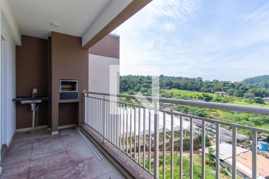 Varanda da Sala de apartamento para alugar com 2 quartos, 68m² em Colinas de Cotia, Cotia