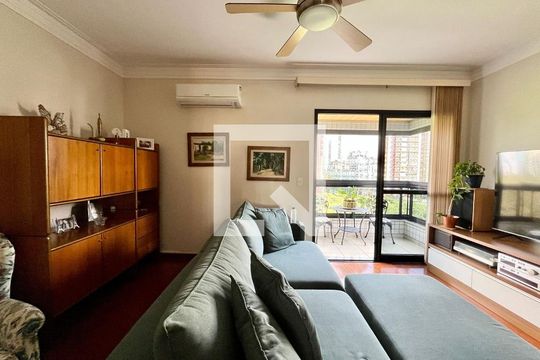 Sala de apartamento à venda com 4 quartos, 130m² em Nova Campinas, Campinas