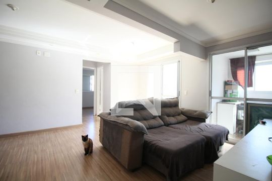 Sala de apartamento à venda com 4 quartos, 115m² em Parque Taboao, Taboão da Serra