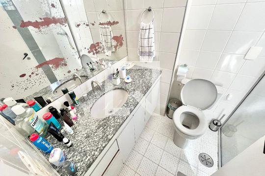 Banheiro da Suíte de apartamento para alugar com 3 quartos, 90m² em Casa Verde, São Paulo