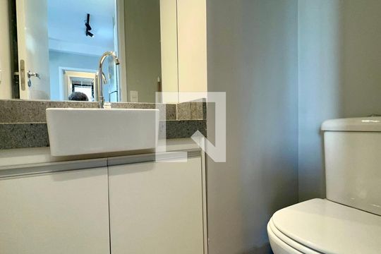 Lavabo de apartamento à venda com 1 quarto, 35m² em Pinheiros, São Paulo