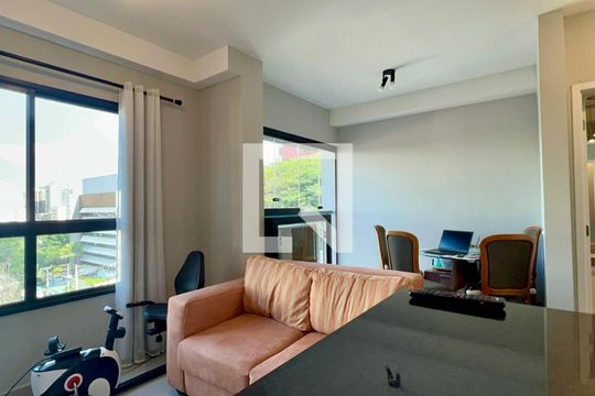 Sala de apartamento à venda com 1 quarto, 35m² em Pinheiros, São Paulo