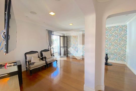 Sala de apartamento para alugar com 4 quartos, 126m² em Vila Regina, Osasco