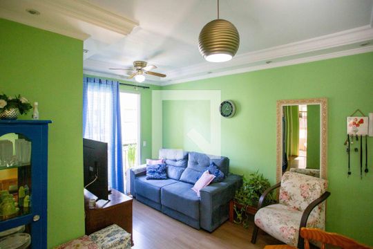 Sala de apartamento para alugar com 2 quartos, 53m² em Casa Grande, Diadema