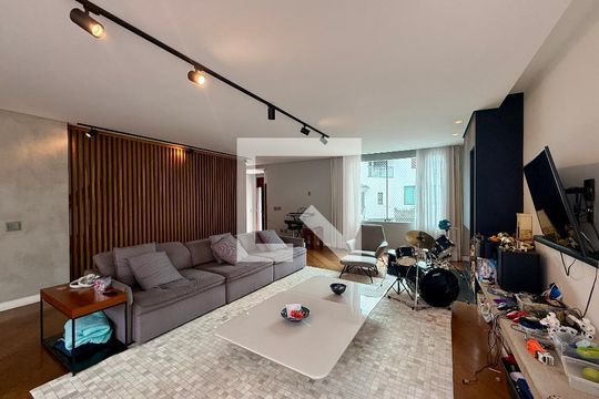 Sala de casa de condomínio à venda com 4 quartos, 397m² em Brooklin, São Paulo