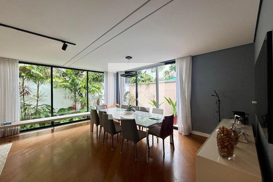 Sala de casa de condomínio à venda com 4 quartos, 397m² em Brooklin, São Paulo
