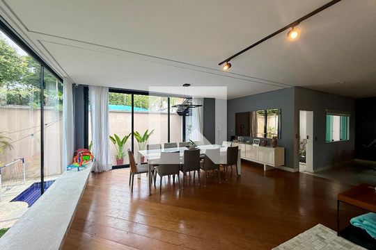 Sala de casa de condomínio à venda com 4 quartos, 397m² em Brooklin, São Paulo