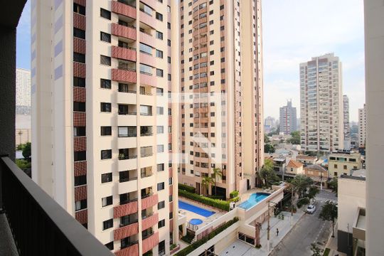Varanda de kitnet/studio à venda com 1 quarto, 29m² em Tatuapé, São Paulo