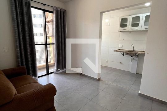 Sala de apartamento para alugar com 2 quartos, 46m² em Terras de Santa Martha, Ribeirão Preto