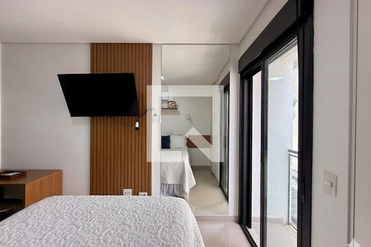 Quarto  de kitnet/studio à venda com 1 quarto, 24m² em Santo Amaro, São Paulo