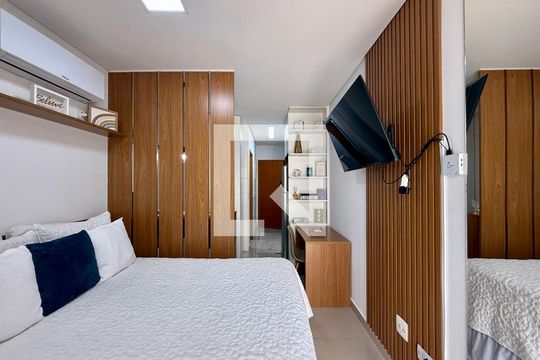 Quarto  de kitnet/studio à venda com 1 quarto, 24m² em Santo Amaro, São Paulo