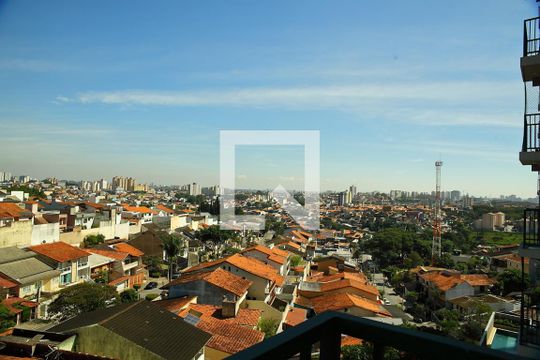 Vista- Varanda da Sala  de apartamento à venda com 2 quartos, 44m² em Bairro dos Casa, São Bernardo do Campo