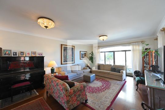 Sala de apartamento à venda com 4 quartos, 220m² em Mirandópolis, São Paulo