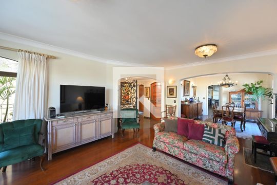 Sala de apartamento à venda com 4 quartos, 220m² em Mirandópolis, São Paulo