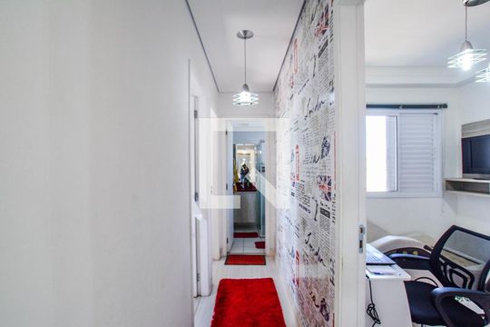 Corredor de apartamento à venda com 3 quartos, 59m² em Vila Pires, Santo André