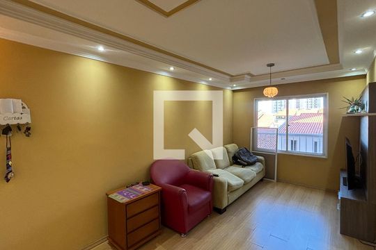 Sala de apartamento à venda com 2 quartos, 51m² em Parque Erasmo Assunção, Santo André