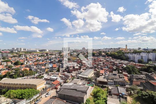 Vista do Quarto / Cozinha de kitnet/studio à venda com 1 quarto, 24m² em Vila Campanela, São Paulo