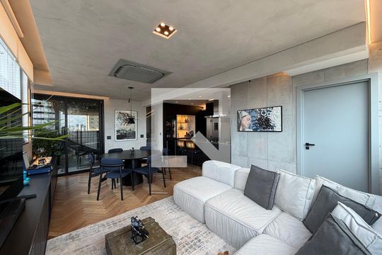 Sala de apartamento à venda com 3 quartos, 130m² em Vila Olímpia, São Paulo
