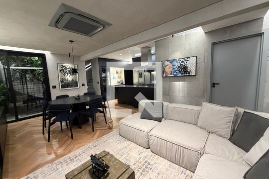 Sala de apartamento à venda com 3 quartos, 130m² em Vila Olímpia, São Paulo