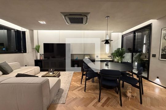 Sala de apartamento à venda com 3 quartos, 130m² em Vila Olímpia, São Paulo