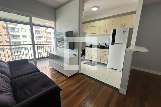 Sala de apartamento à venda com 1 quarto, 50m² em Melville Empresarial Ii, Barueri