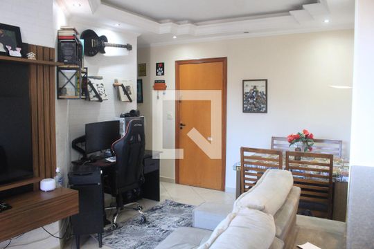 Sala de apartamento à venda com 2 quartos, 68m² em Santa Maria, São Caetano do Sul