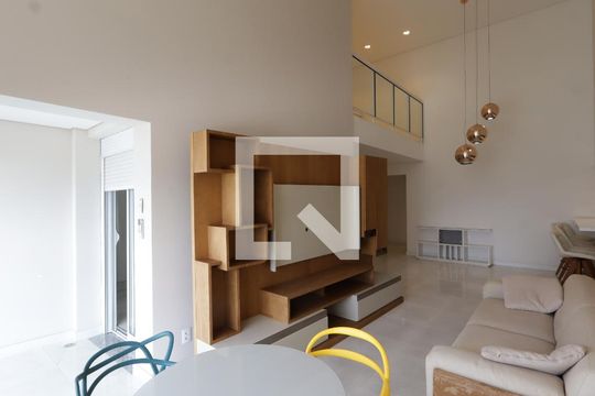 Sala de apartamento para alugar com 3 quartos, 156m² em Jardim Fonte do Morumbi, São Paulo