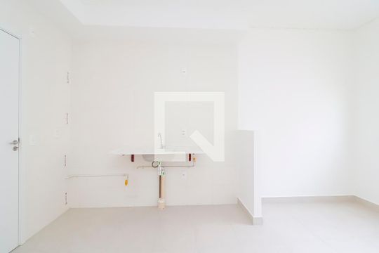 Sala/Cozinha de apartamento à venda com 2 quartos, 33m² em Fazenda Aricanduva, São Paulo
