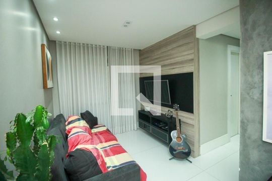 Sala de TV de apartamento à venda com 2 quartos, 228m² em Centro, Santo André
