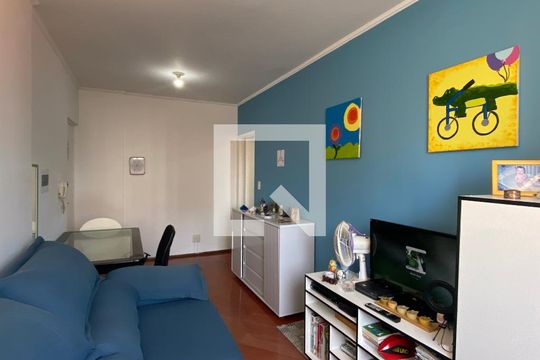 Sala de apartamento à venda com 1 quarto, 47m² em Vila Osasco, Osasco