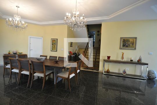 Sala de Jantar de casa à venda com 4 quartos, 510m² em Sítio Barrocada, São Paulo