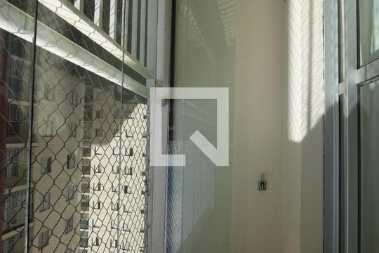 Varanda da Sala de apartamento à venda com 3 quartos, 67m² em Vila Homero Thon, Santo André