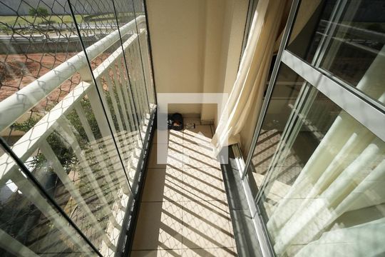 Varanda da Sala de apartamento à venda com 3 quartos, 67m² em Vila Homero Thon, Santo André
