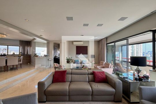 Sala  de apartamento à venda com 5 quartos, 784m² em Campo Belo, São Paulo