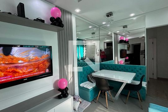 Sala - Sala de Jantar de apartamento para alugar com 2 quartos, 100m² em Vila Camilópolis, Santo André