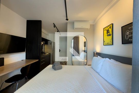 Studio de kitnet/studio para alugar com 1 quarto, 24m² em Jardim Paulistano, São Paulo