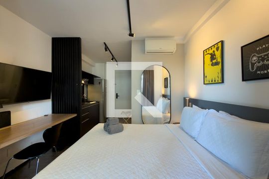 Studio de kitnet/studio para alugar com 1 quarto, 24m² em Jardim Paulistano, São Paulo