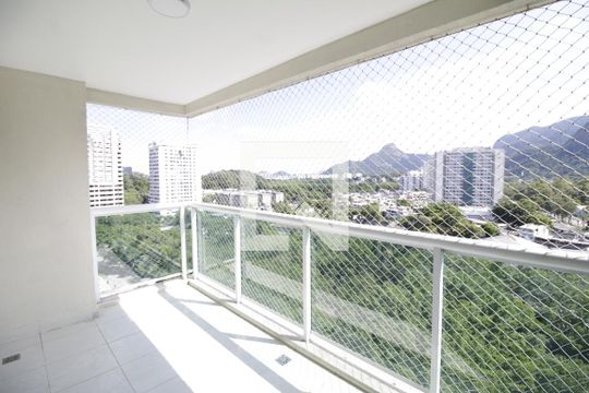 Varanda da Sala de apartamento à venda com 3 quartos, 74m² em Jacarepaguá, Rio de Janeiro