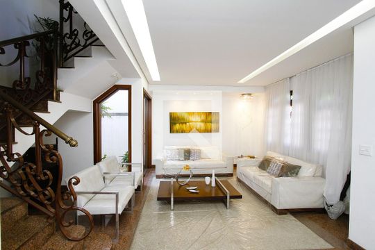 Sala de casa à venda com 4 quartos, 370m² em Planalto, Belo Horizonte