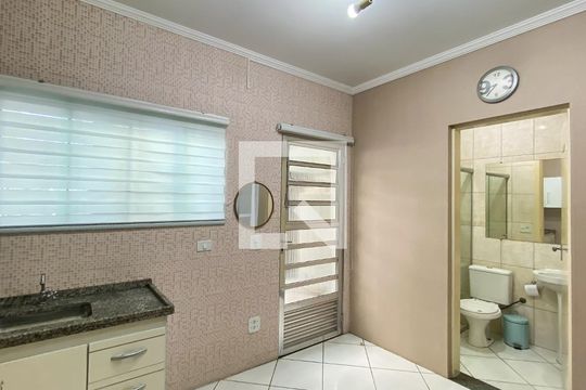 Sala/cozinha de casa para alugar com 1 quarto, 38m² em Jardim Belem, São Paulo