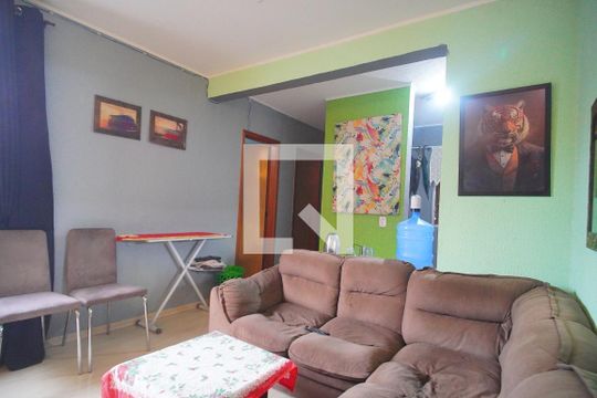 sala de apartamento à venda com 2 quartos, 55m² em Santos Dumont, São Leopoldo