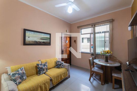 Sala de apartamento à venda com 2 quartos, 68m² em Rio Comprido, Rio de Janeiro