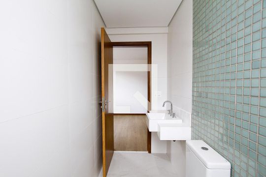 Banheiro da Suíte 1 de apartamento à venda com 4 quartos, 135m² em Serra, Belo Horizonte