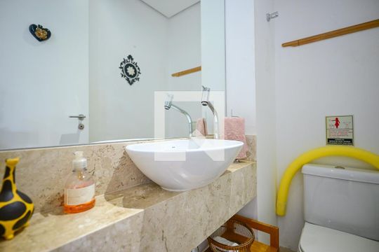 Lavabo de apartamento para alugar com 1 quarto, 59m² em Morumbi, São Paulo