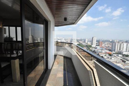 Sacada da Sala de Jantar de apartamento à venda com 4 quartos, 230m² em Vila Maria Alta, São Paulo