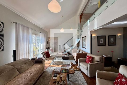 Sala de apartamento à venda com 4 quartos, 320m² em Brooklin, São Paulo